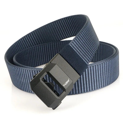 Ceinture à crémaillère homme en toile
