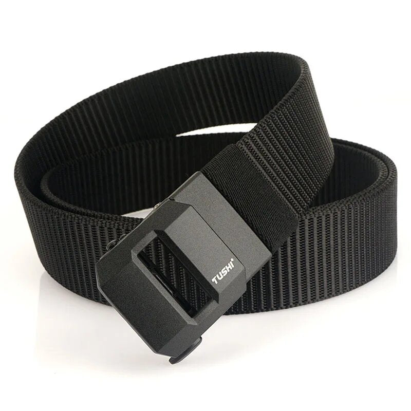 Ceinture à crémaillère homme en toile