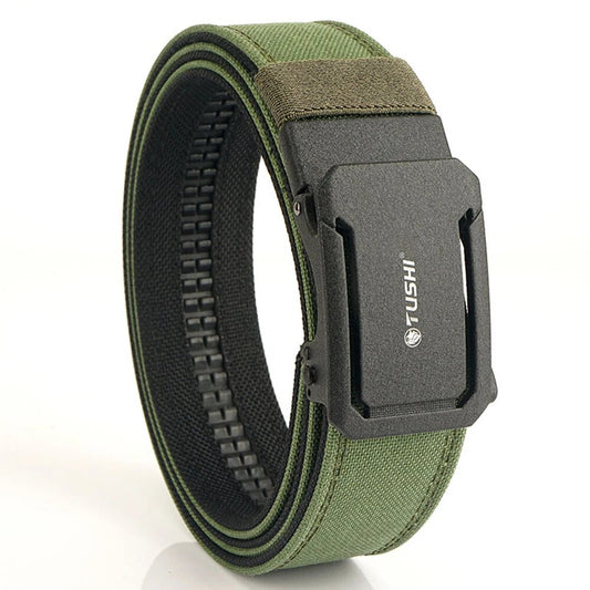 Ceinture Automatique Homme Militaire en Nylon Boucle Métal