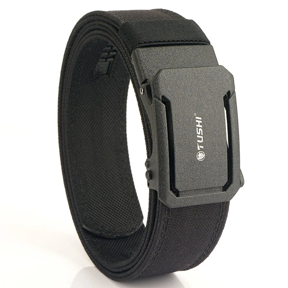 Ceinture Automatique Homme Militaire en Nylon Boucle Métal