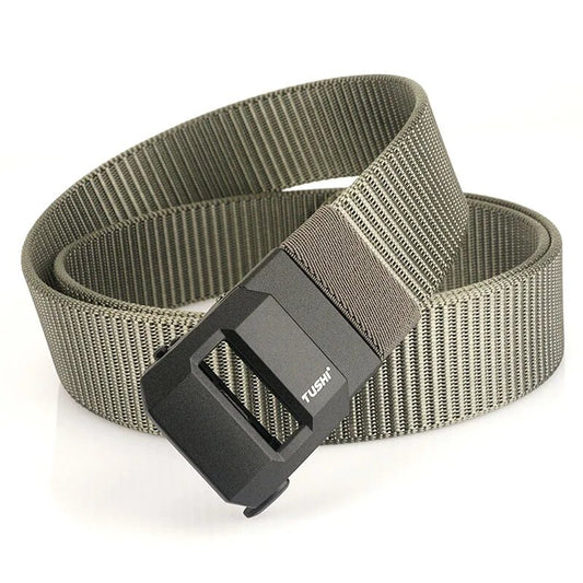 Ceinture à crémaillère homme en toile