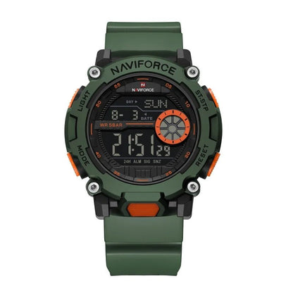 Montre Digitale  Homme – Étanche 5 ATM, Mode Lumineux & Alarme