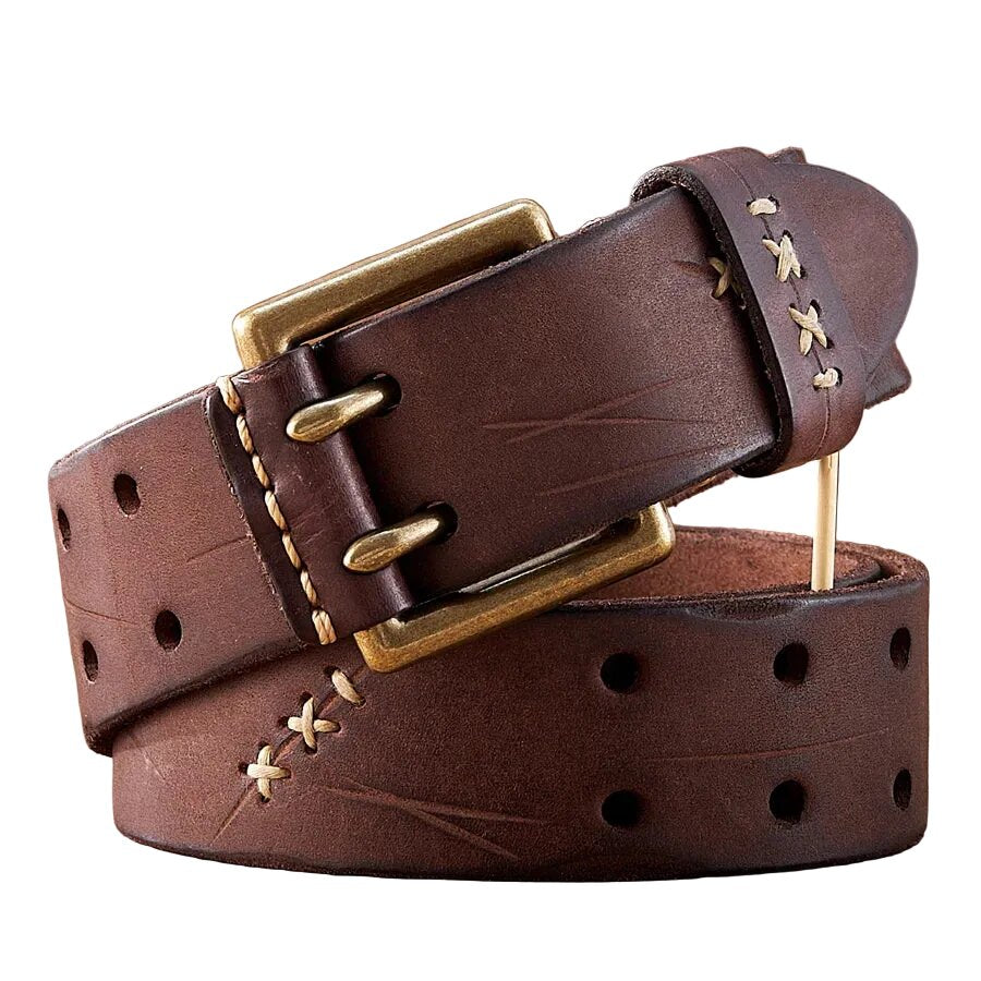 Ceinture Homme Cuir Véritable Style Militaire
