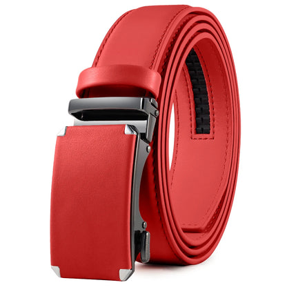 Ceinture homme cuir véritable, boucle automatique