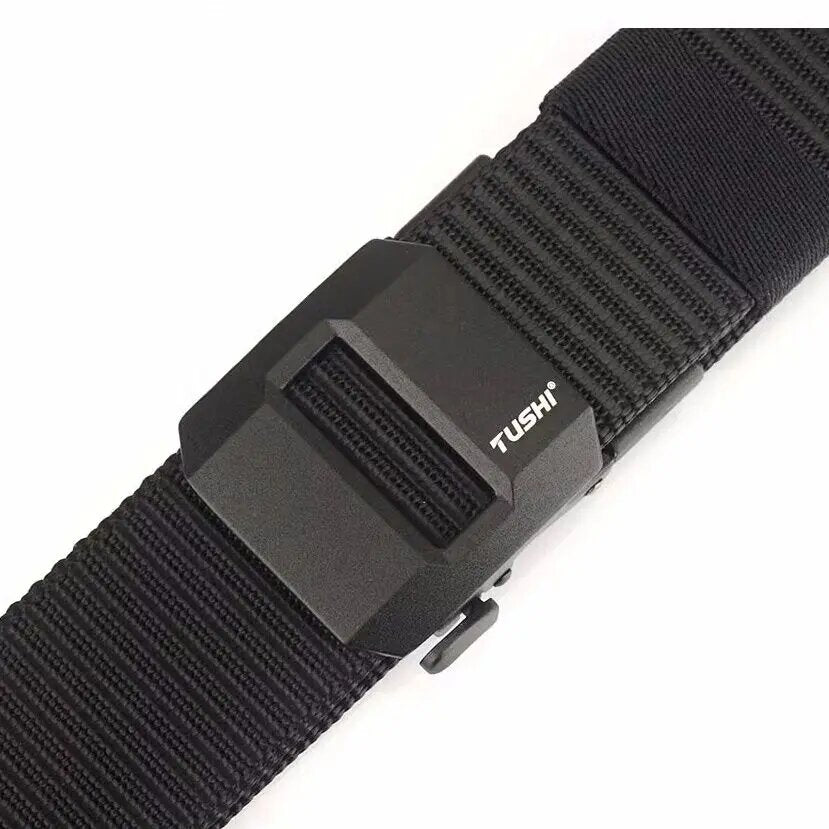 Ceinture à crémaillère homme en toile