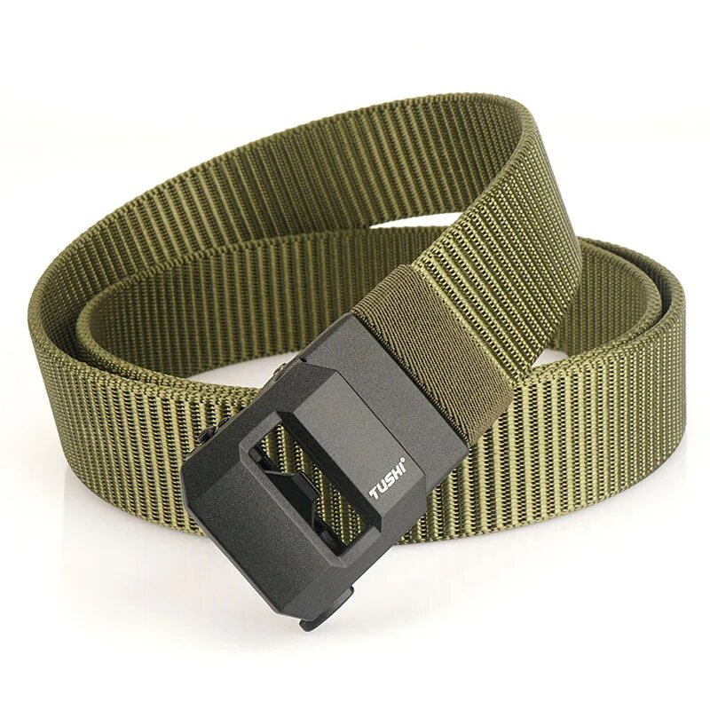 Ceinture à crémaillère homme en toile
