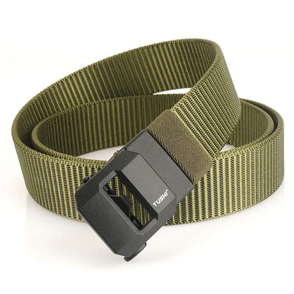 Ceinture à crémaillère homme en toile