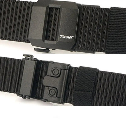 Ceinture à crémaillère homme en toile