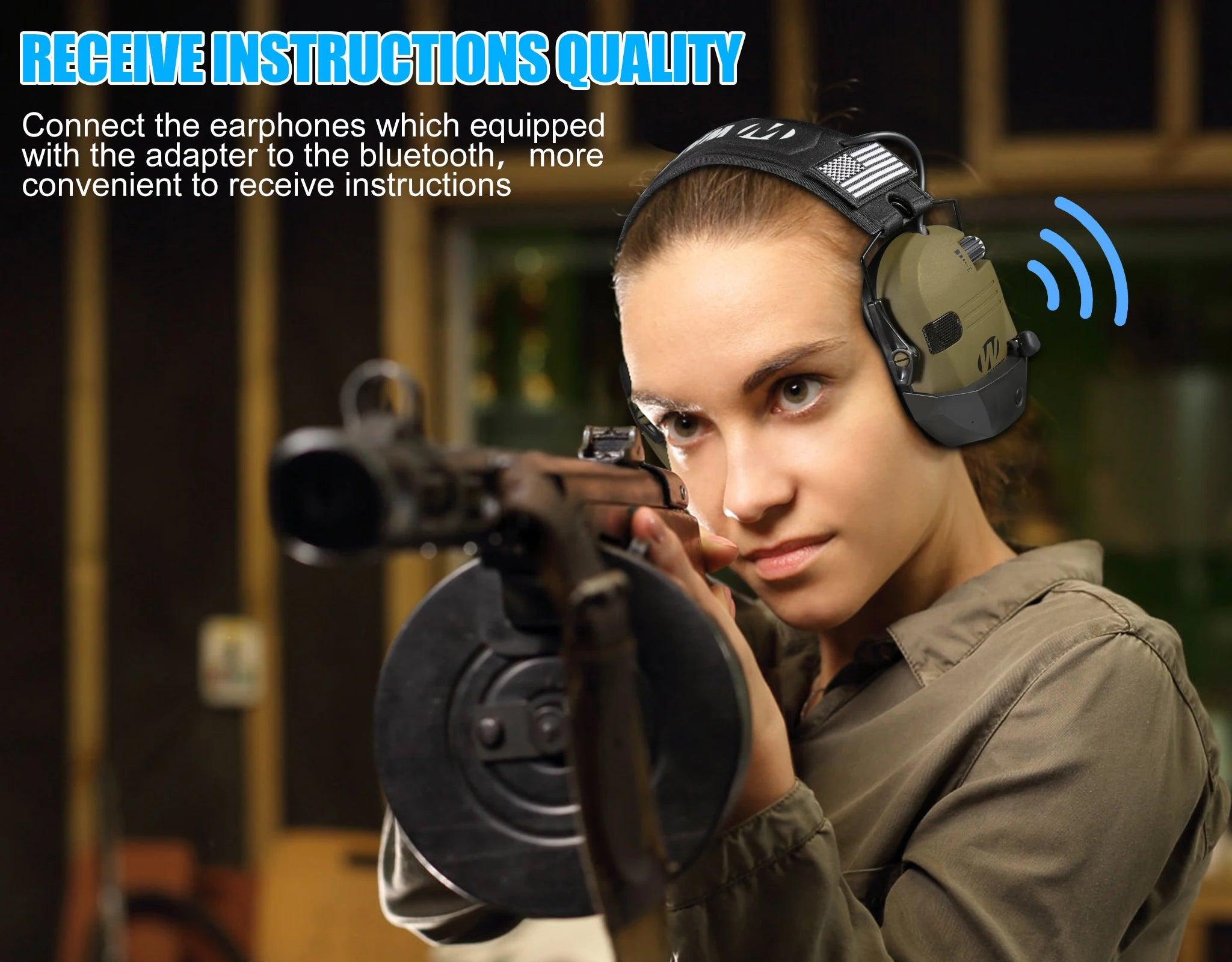Adaptateur Bluetooth 5.1 pour Casque de Protection auditive actif
