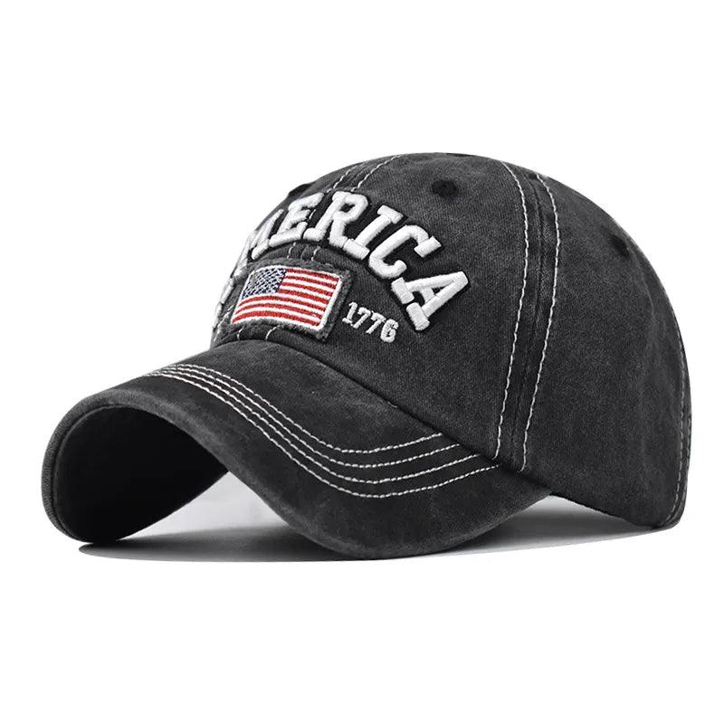 Casquette America noire