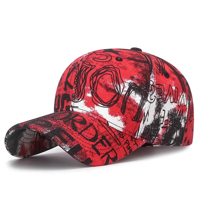 Casquette Graffiti Style rouge profil