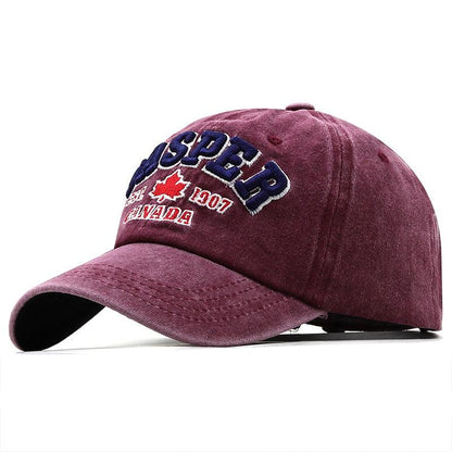 Casquette jasper rouge