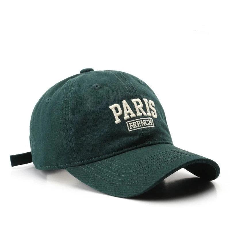 Casquette Paris verte