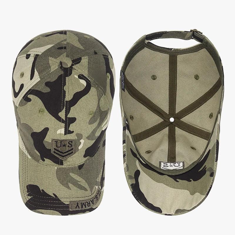 Casquette US ARMY dessus dessous