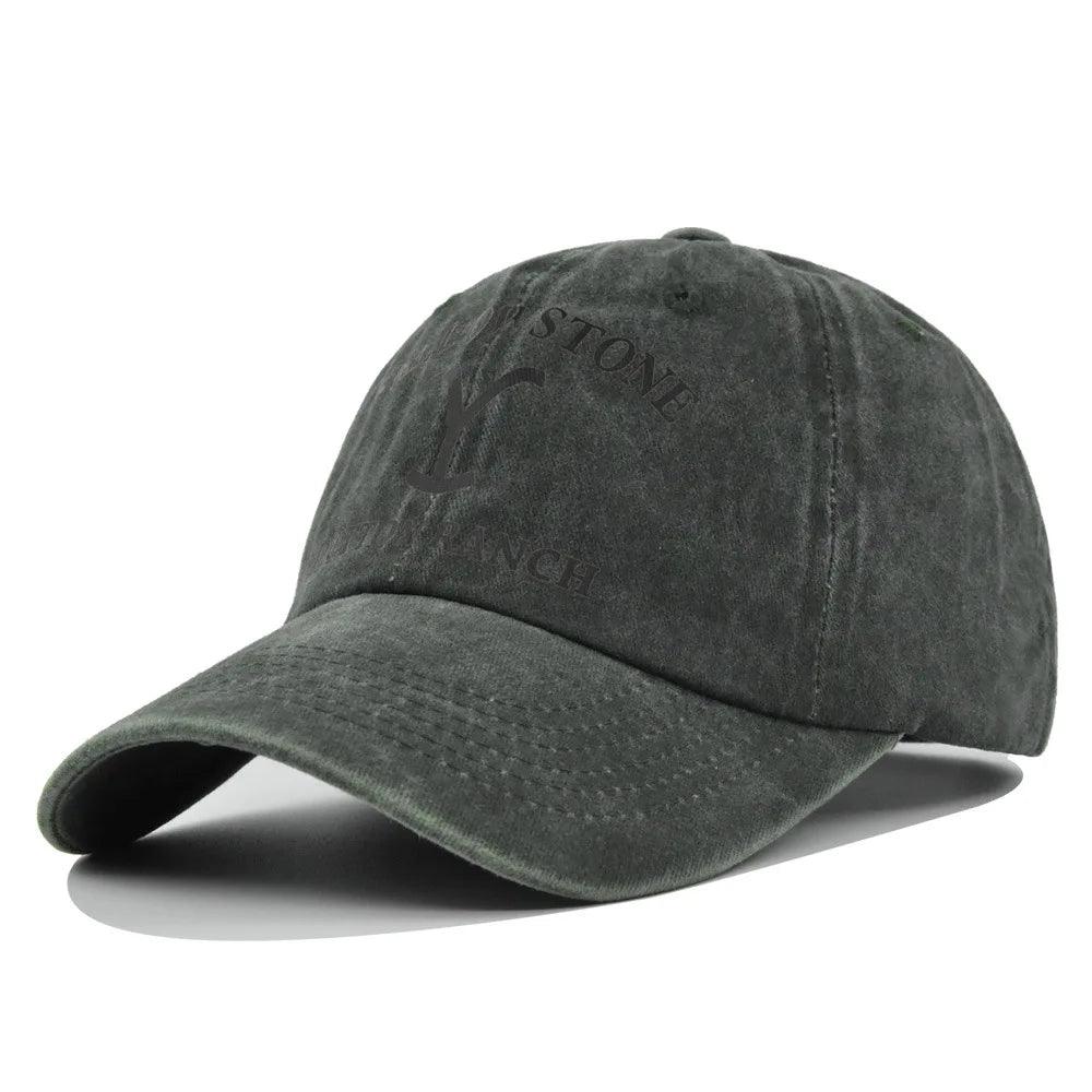 Casquette YellowStone vert militaire 2