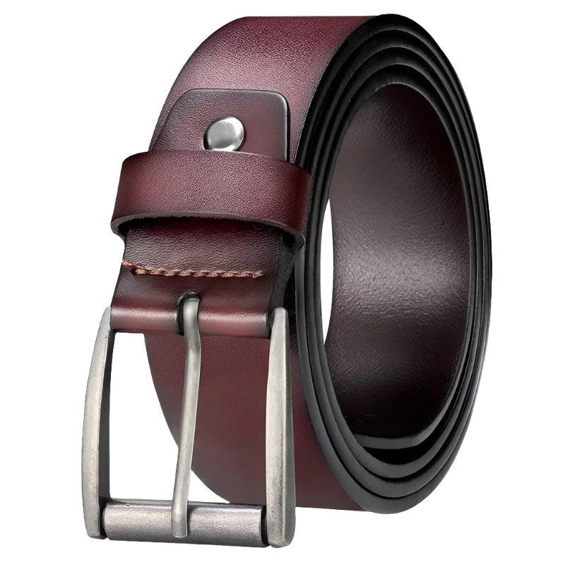 Ceinture Classique en Cuir Véritable pour homme