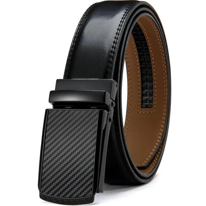 Ceinture Cuir Boucle Automatique Noir K2