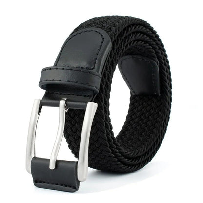 Ceinture Elastique en toile noire