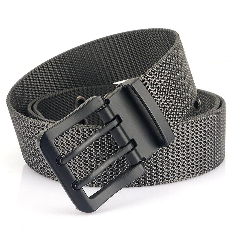 Ceinture en Tissus Homme gris fonce
