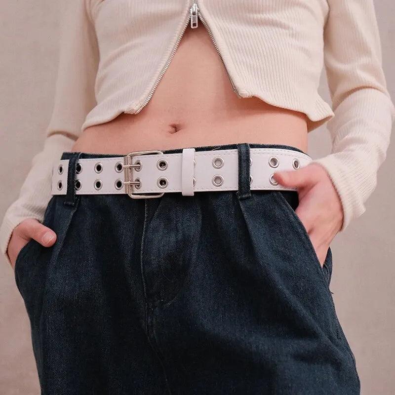 Ceinture Femme Double Ardillon porté 2