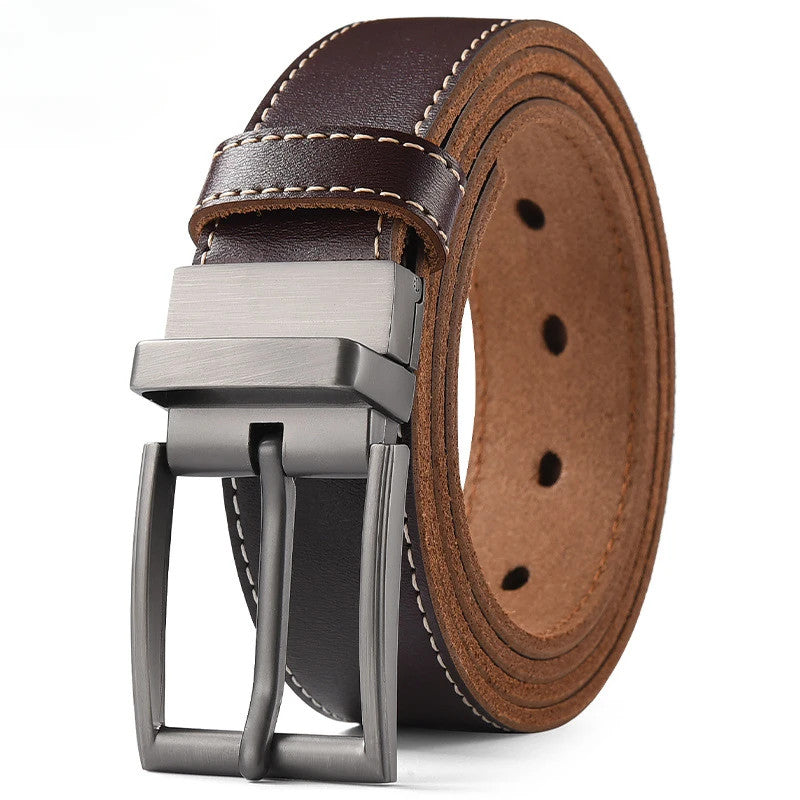 Ceinture Homme Grande Taille en Cuir Véritable