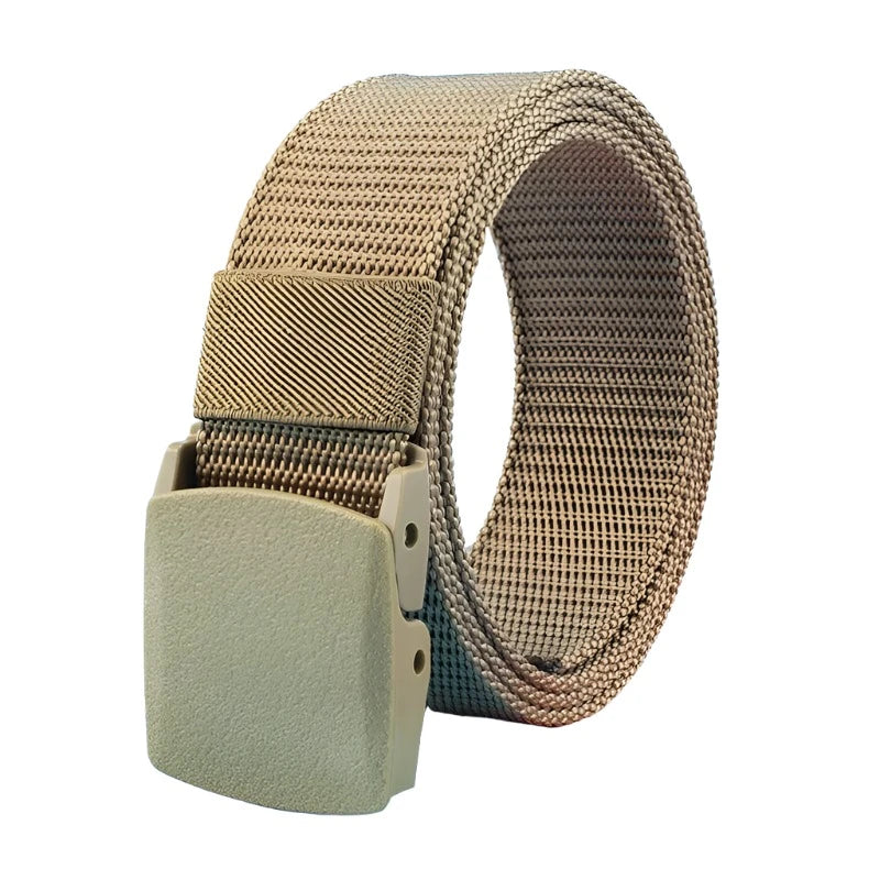 Ceinture Militaire Nylon Mixte - marron