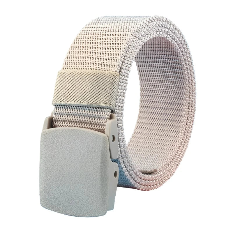 Ceinture Militaire Nylon Mixte - Beige