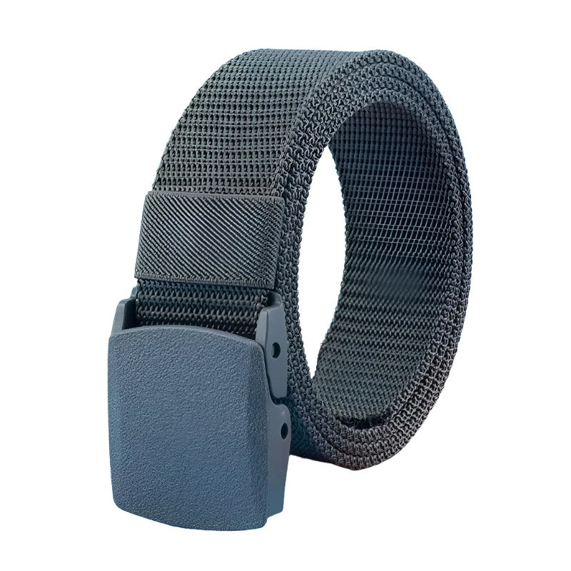 Ceinture Militaire Nylon Mixte - Gris Foncé