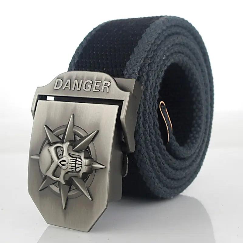 Ceinture Tactique Noir Gris Foncé