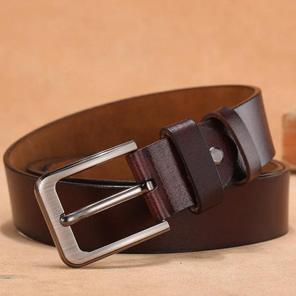 Ceinture Très Grande Taille cuir marron