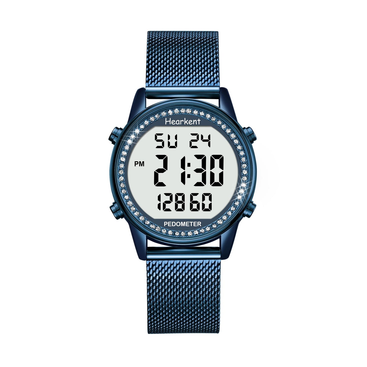 Montre Digitale Femme – Podomètre, Étanche 30M & Élégante