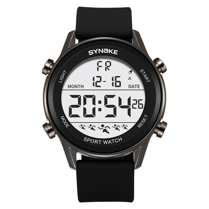 Montre Digitale Sport Homme Grand Écran LED