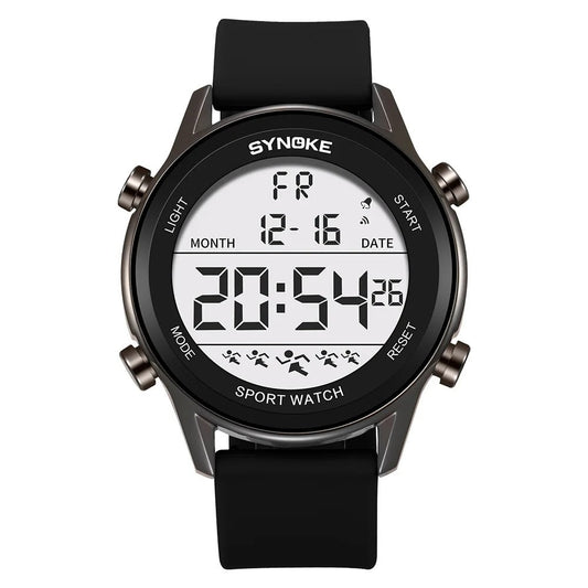 Montre Digitale Sport Homme Grand Écran LED