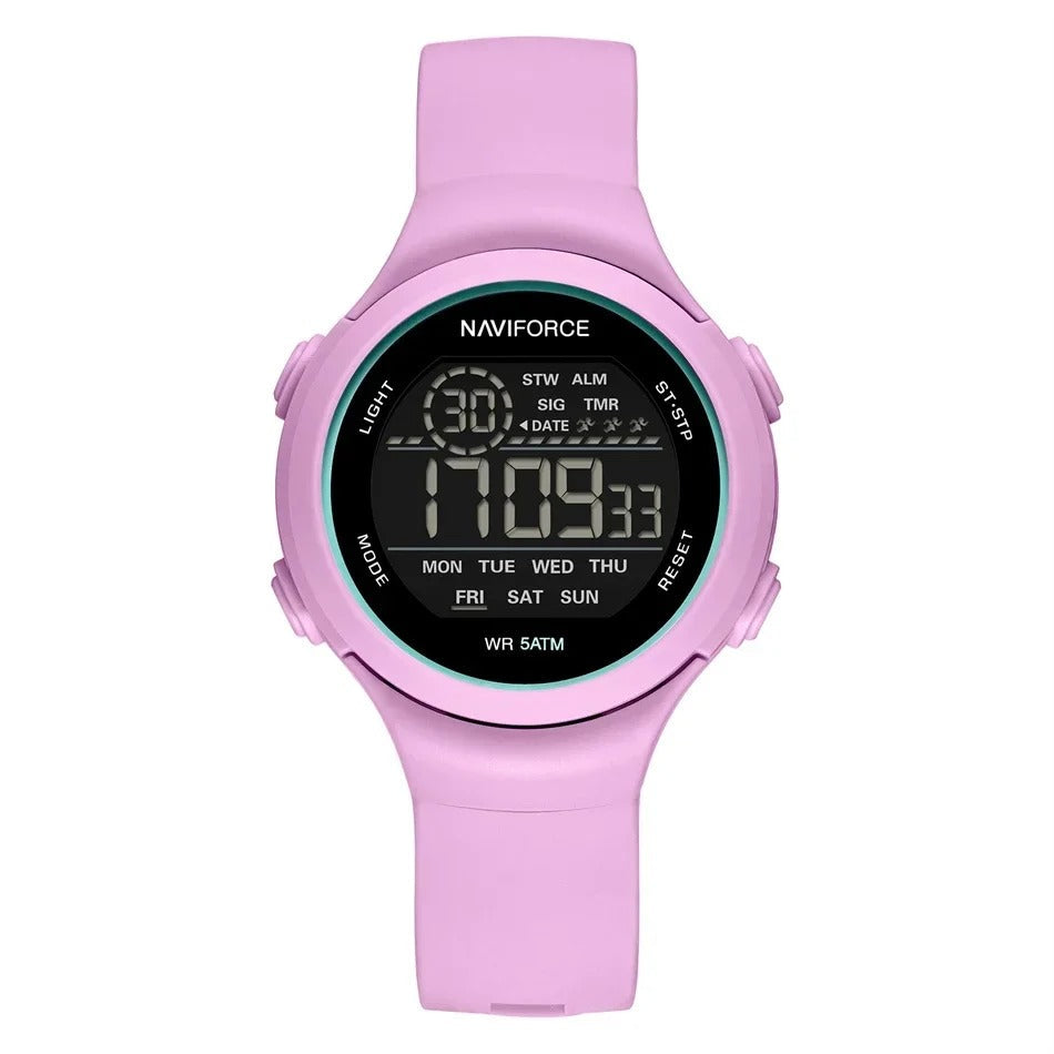 Montre Femme Sport Chic – LCD & Bracelet Silicone