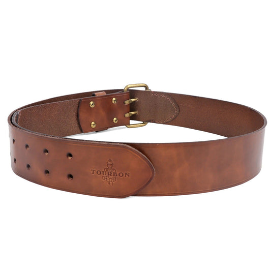 Ceinture en Cuir pour Homme Double Ardillons