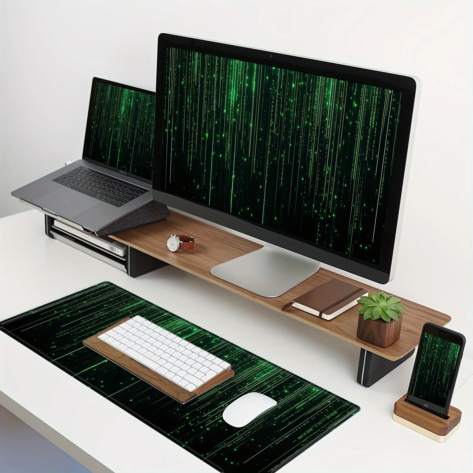 Tapis de Souris Laser Vert