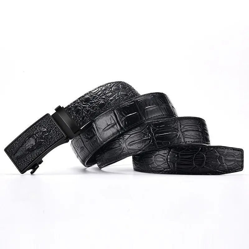 Ceinture Automatique pour Homme motif Crocodile