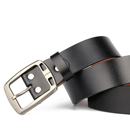 Ceinture vintage en cuir véritable pour Homme