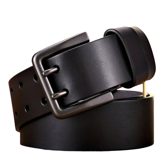 Ceinture en Cuir Véritable Double Ardiillon