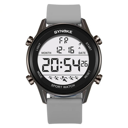 Montre Digitale Sport Homme Grand Écran LED