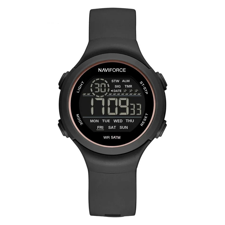 Montre Femme Sport Chic – LCD & Bracelet Silicone