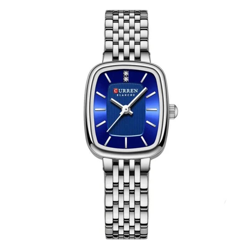 Montre à quartz tendance pour femme Bleu