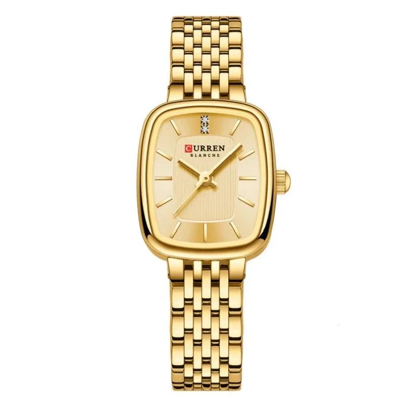 Montre à quartz tendance pour femme Or