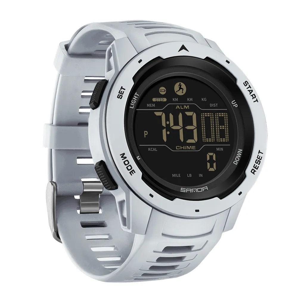 Montre Digitale Militaire avec Podomètre