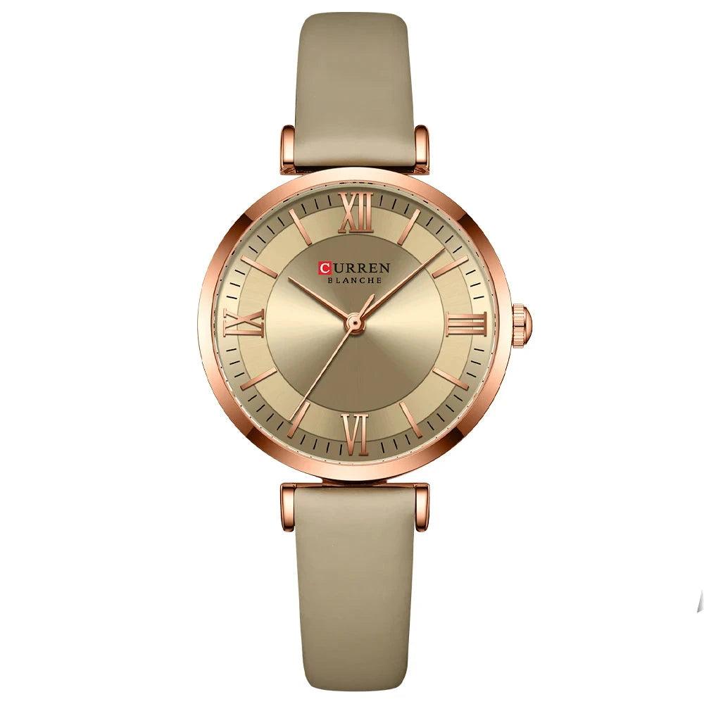 Montre Femme Bracelet Cuir Khaki