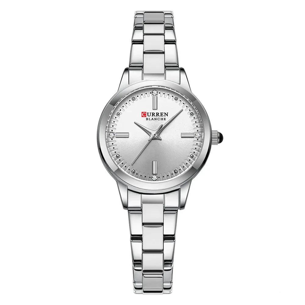 Montre Femme en Acier Inoxydable Argent