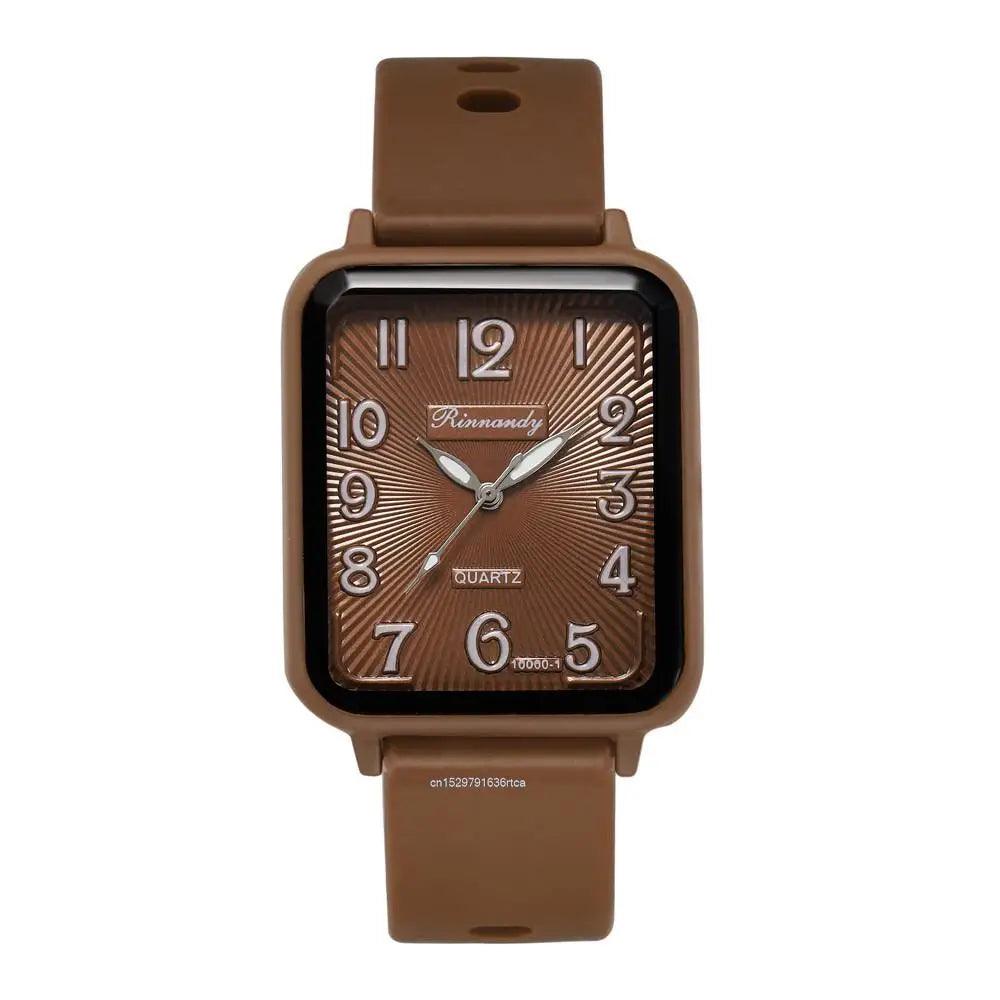 Montre Femme Rectangulaire marron