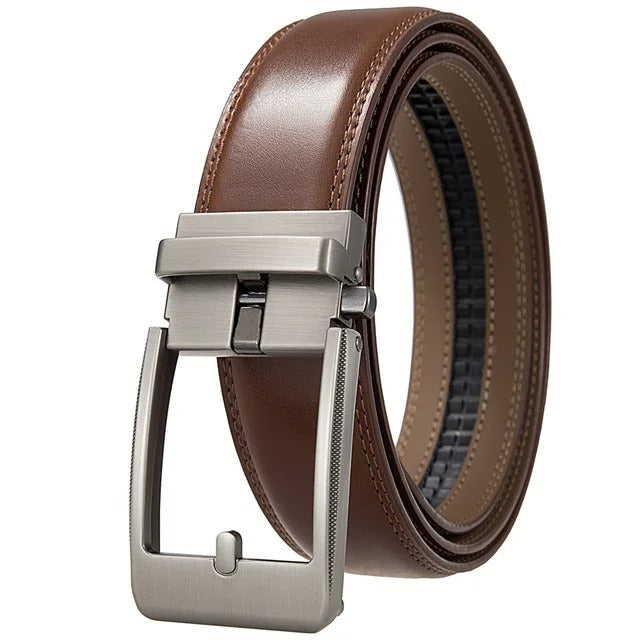Ceinture Automatique de Luxe Marron Foncé