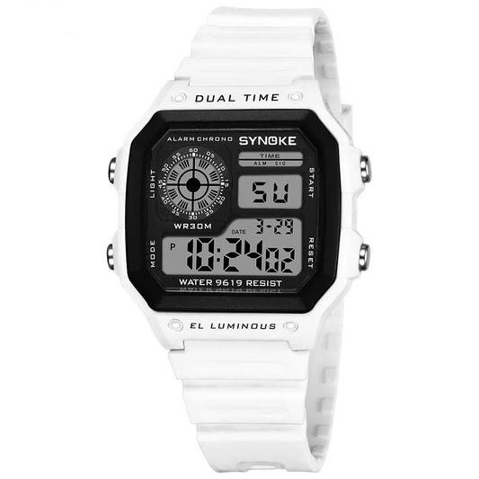 Montre Digitale Femme – Sport, Alarme & Chrono