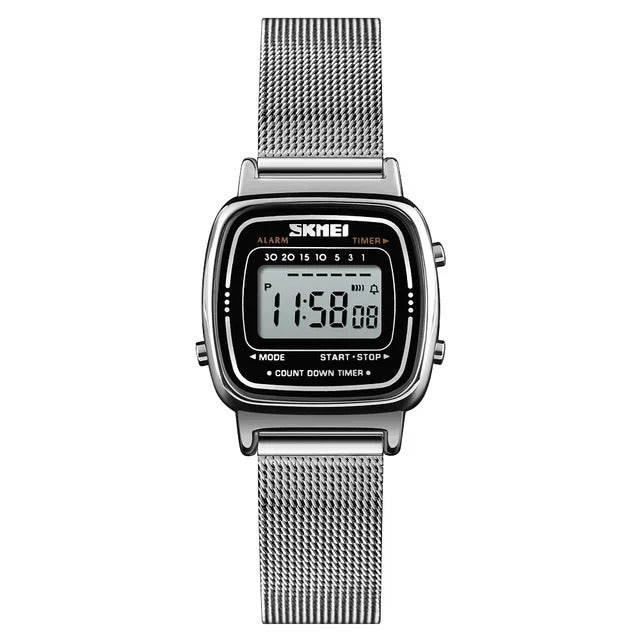 Montre Digitale Femme – Petit Cadran & Élégante